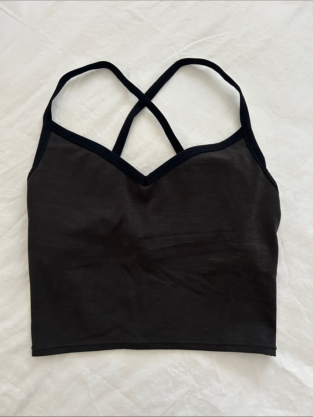 Vitality Daydream Vneck Tank- Midnight Marl